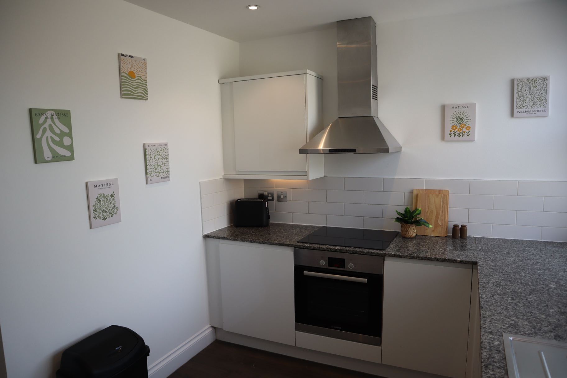 Modern fully equipped kitchen